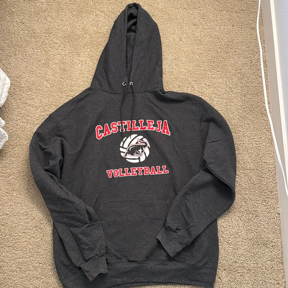 Large gray hoodie